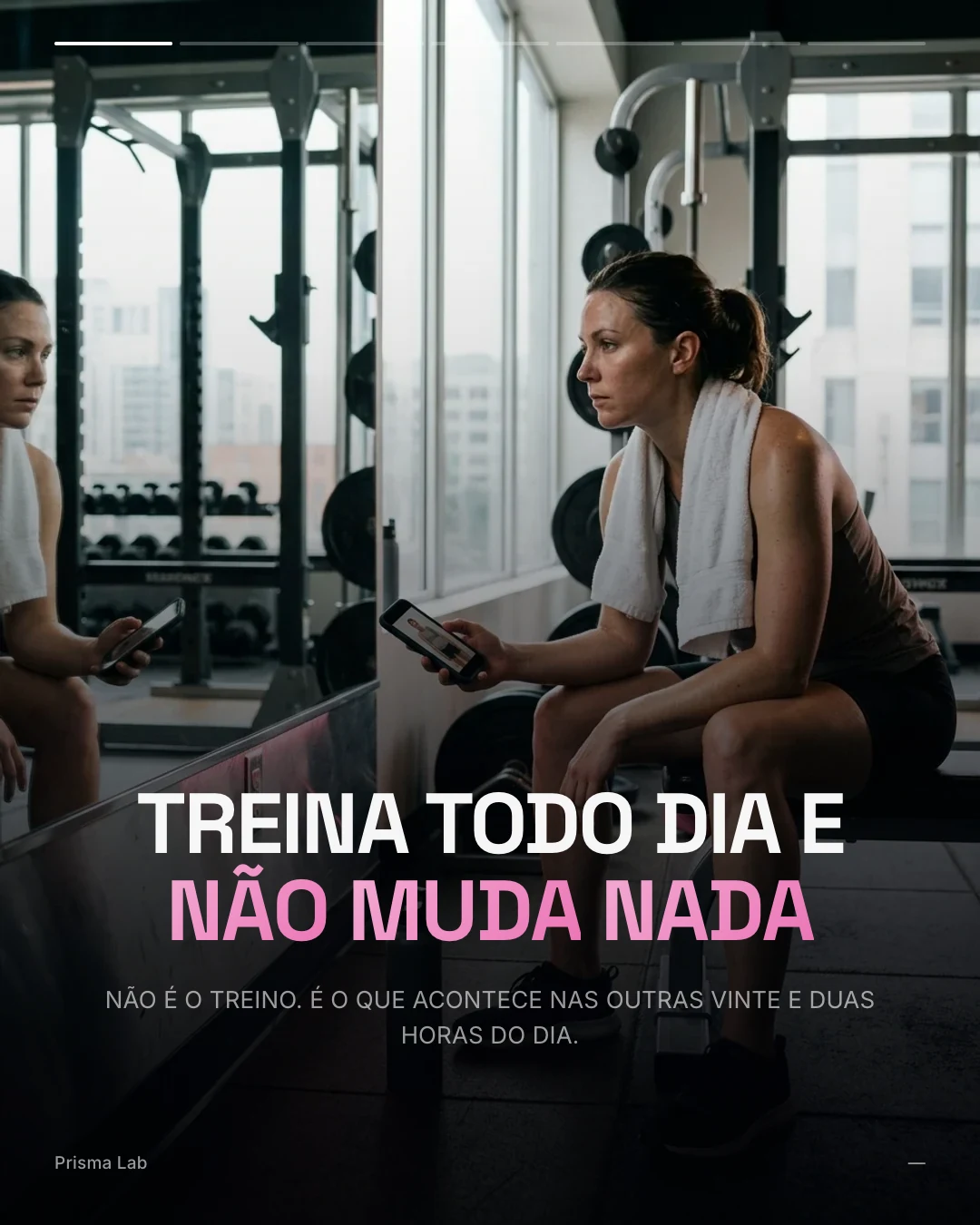 Carrossel de Fitness gerado no Prisma