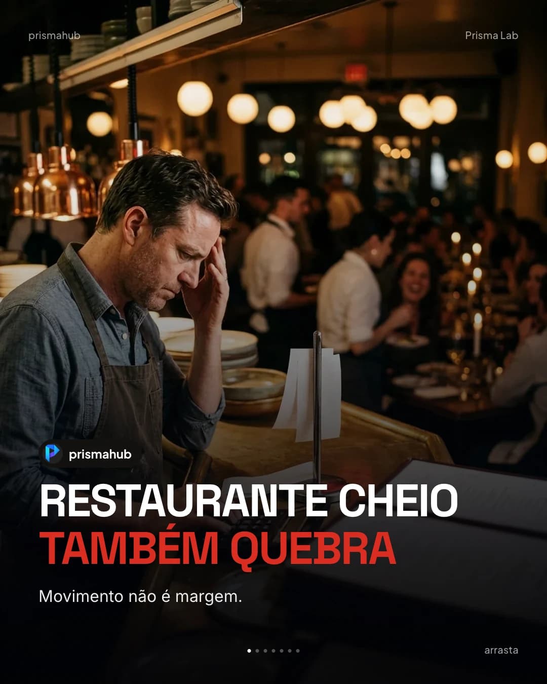 Carrossel de Gastronomia gerado no Prisma