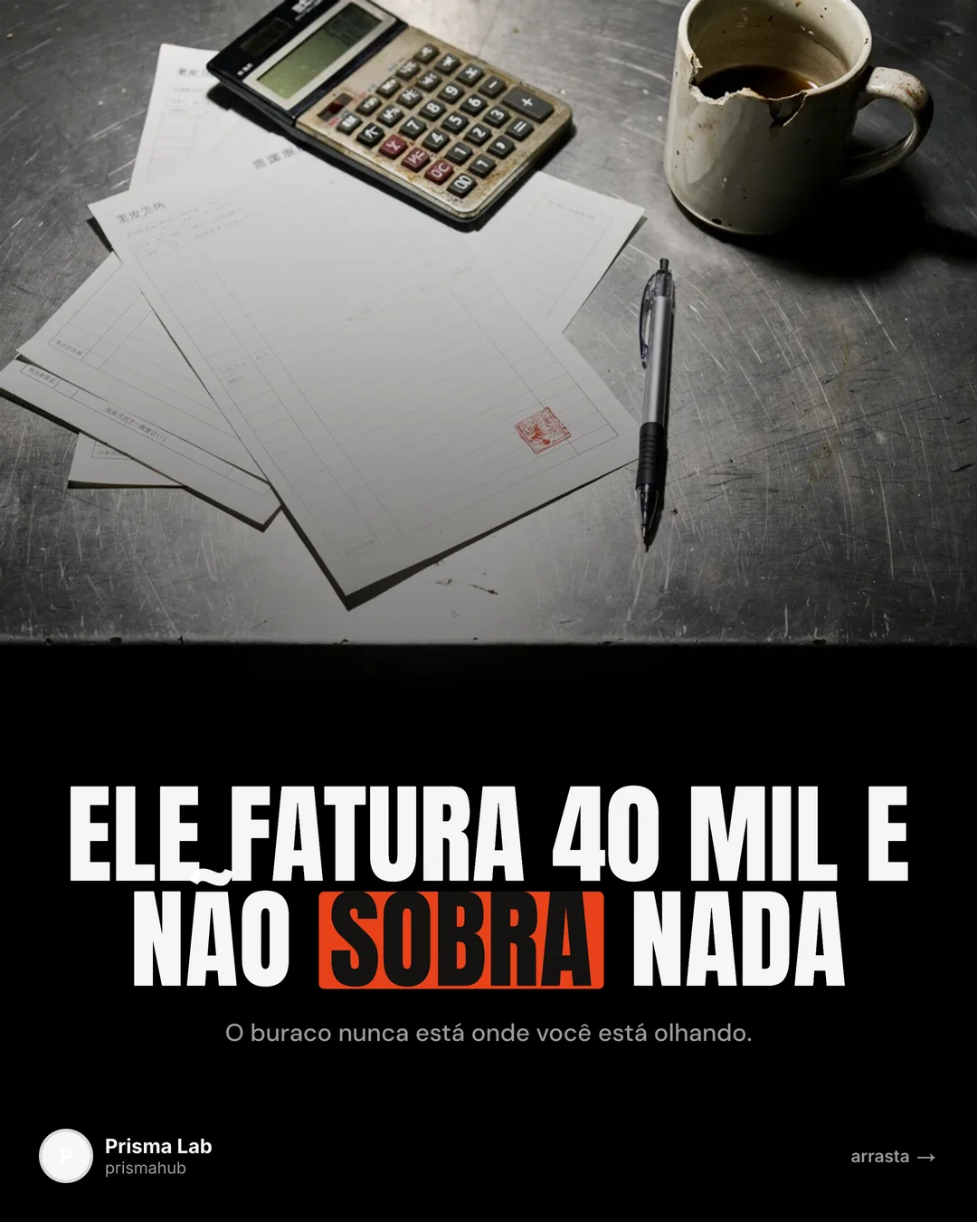 Capa de carrossel sobre negócios